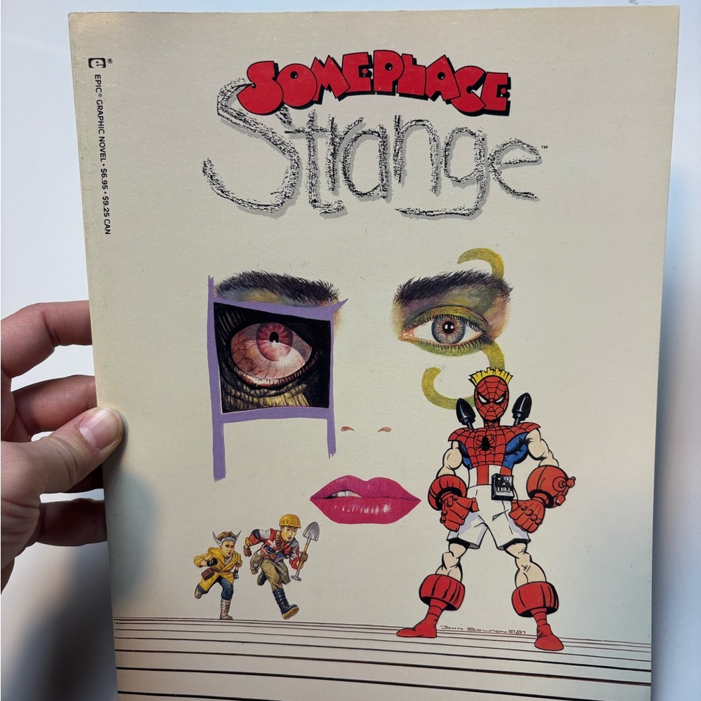 Marvel Epic Graphic Novel Someplace Strange 1988 comic book